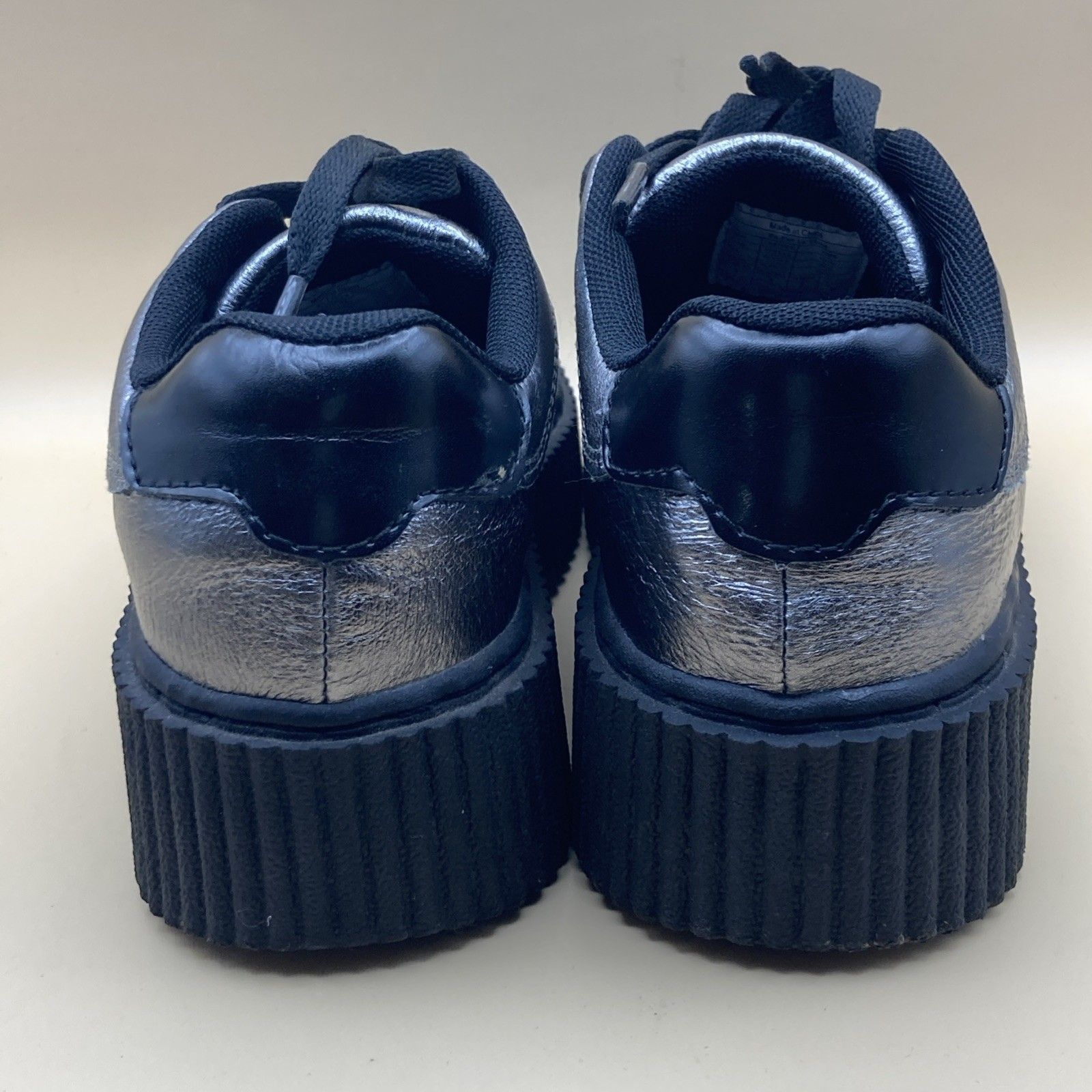 T.U.K. Footwear T.U.K Graphite Casbah Creeper Platform Goth Shoes szW5 M3 US Size US 5 / IT 35 - 4 Thumbnail