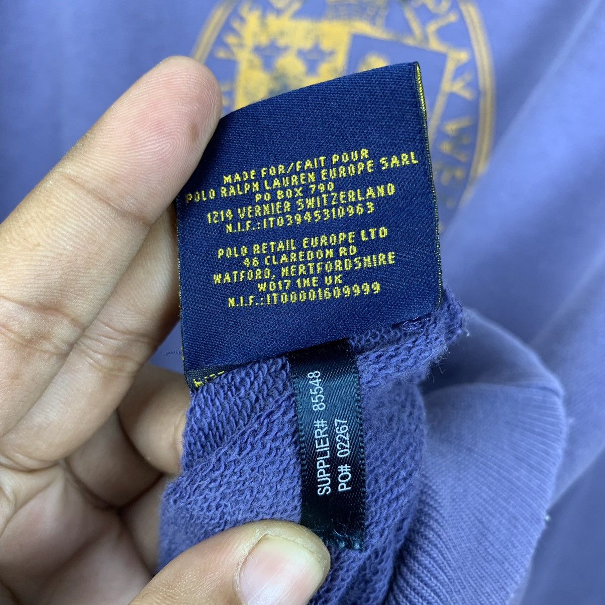 Ralph Lauren × Rugby Ralph Lauren × Vintage Vintage 2004 Ralph Lauren Rugby Sweatshirt Big Logo Size US S / EU 44-46 / 1 - 11 Thumbnail