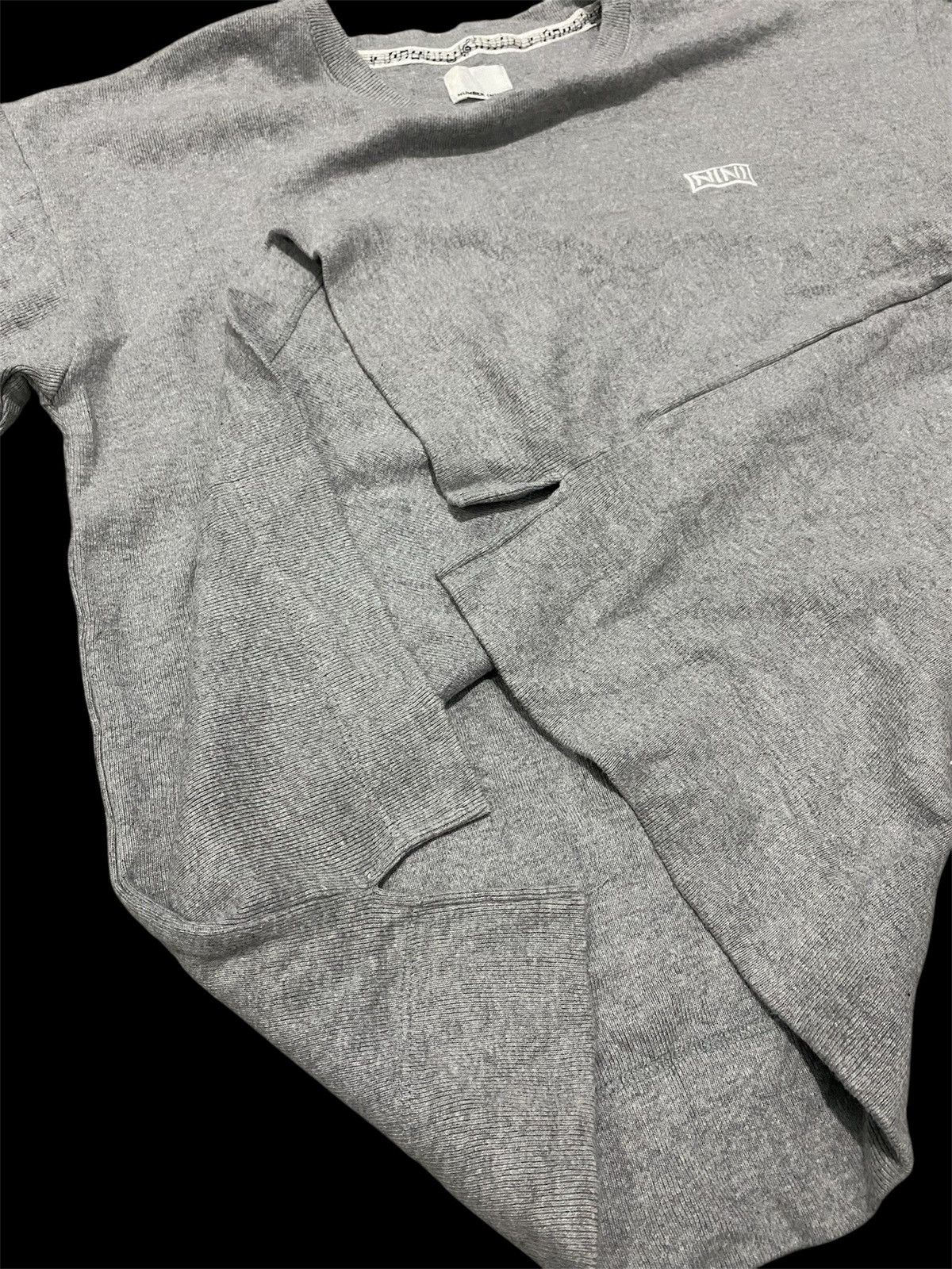 Number (N)ine Number (N)ine Oversize Plain GreyTshirts Size US M / EU 48-50 / 2 - 4 Thumbnail