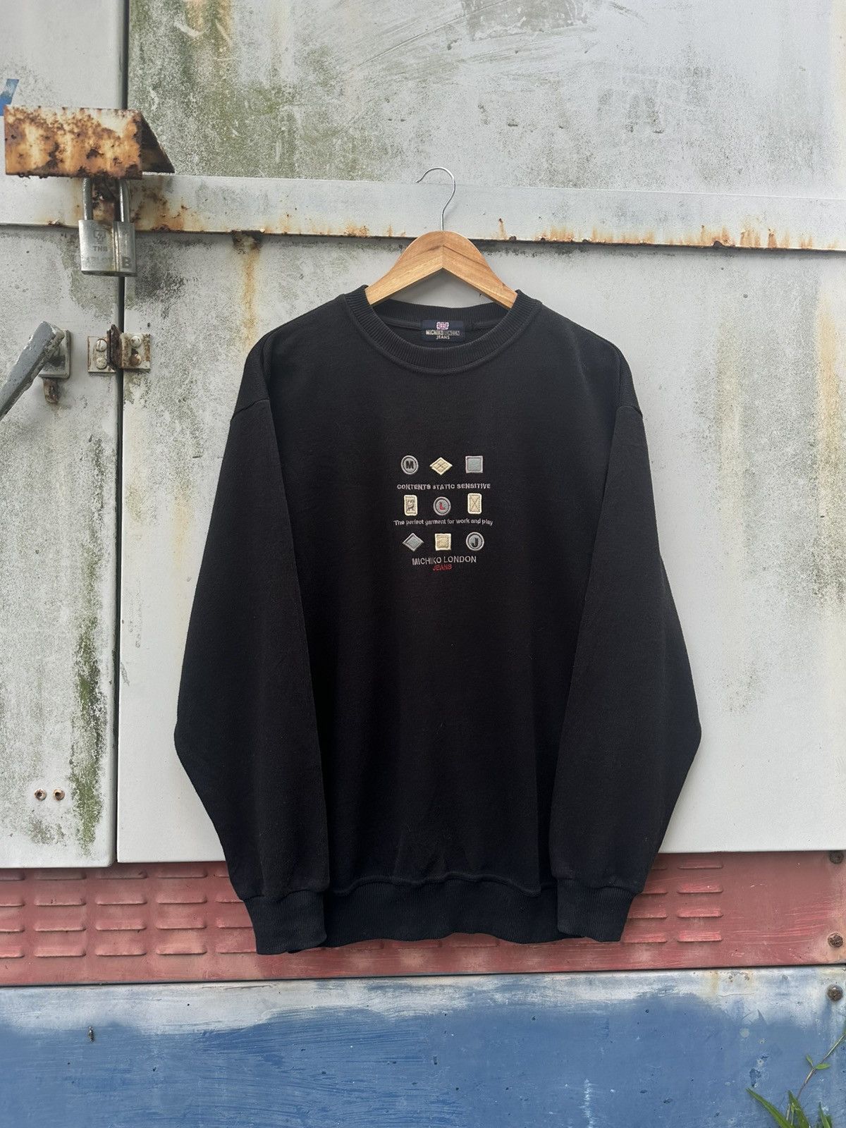 Michiko Koshino London 👹Michiko Kochino London Embroidery Crewneck Size US M / EU 48-50 / 2 - 3 Thumbnail