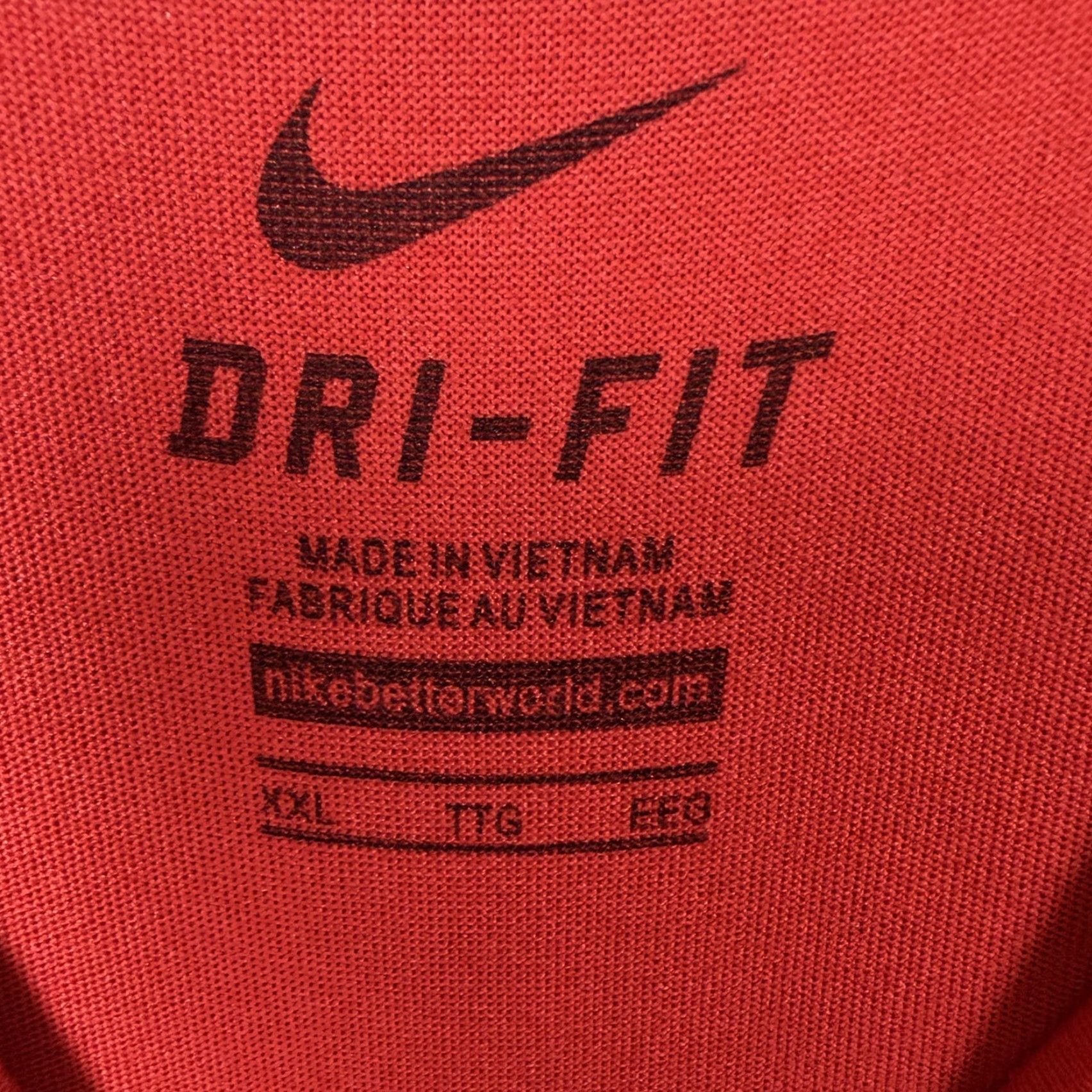 Nike Nike Dri-Fit Legend Fitness Shirt Mens 2XL Red Athletic Training Short Sleeve Crew Neck Swoosh T-Shirt Size US XXL / EU 58 / 5 - 4 Thumbnail