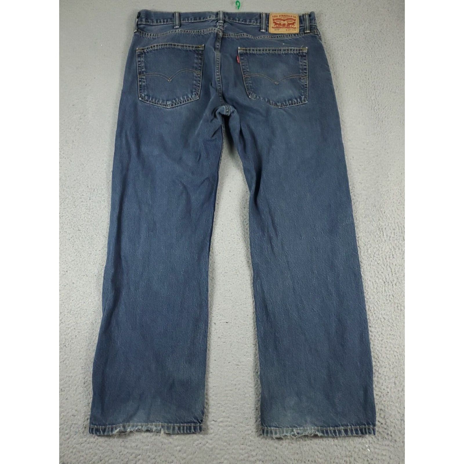 Levi's Levis 559 Relaxed Straight Leg Blue Jeans Mens 38x30 Regular Fit Size US 38 / EU 54 - 7 Thumbnail
