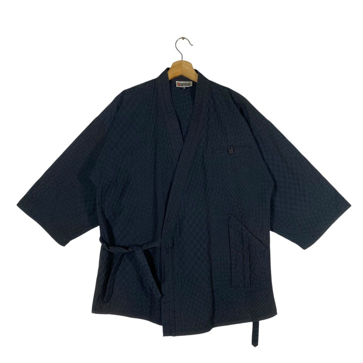 Kansai Yamamoto Vintage Kansai Japanese Brand Kimono M Size Black Colour Size US M / EU 48-50 / 2 - 1 Thumbnail