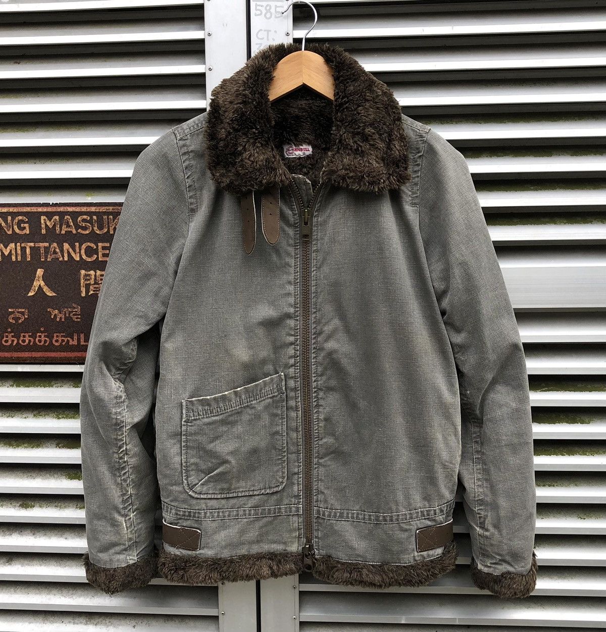 Johnbull Vintage 90s John Bull Kojima Japan B-3 Jacket B3 Shearling Size US S / EU 44-46 / 1 - 1 Thumbnail