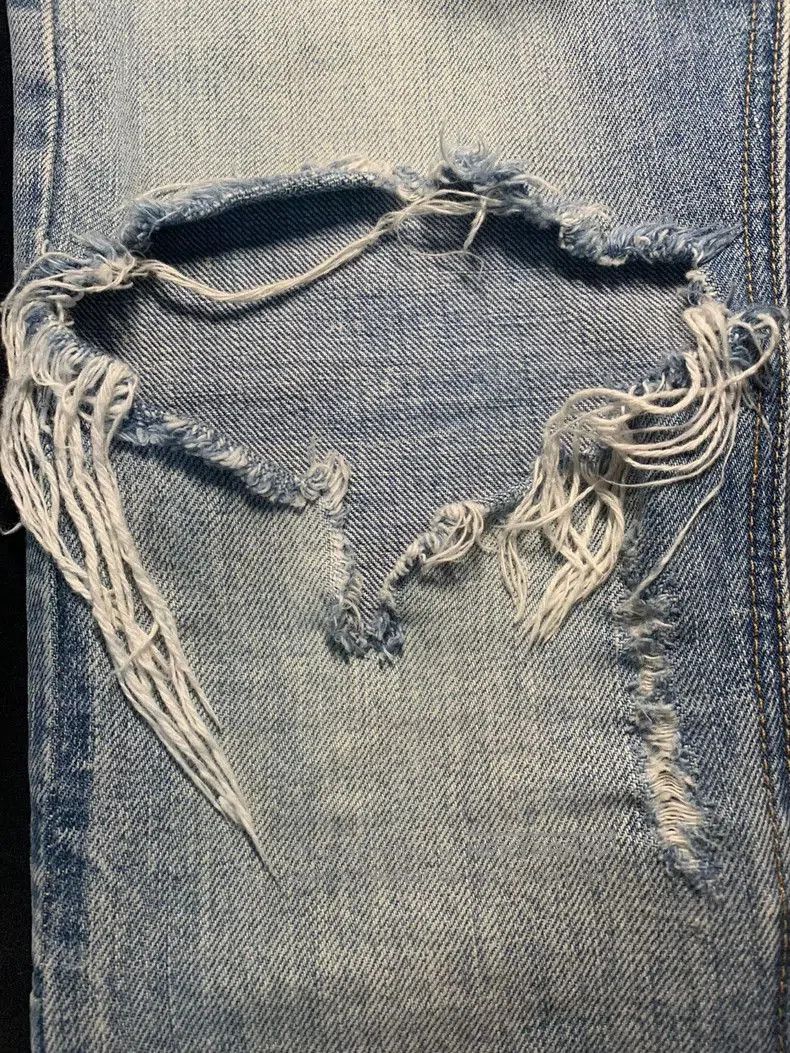 Fear of God Fear of God 4th OG Distressed Denim Jeans. Size US 28 / EU 44 - 6 Thumbnail
