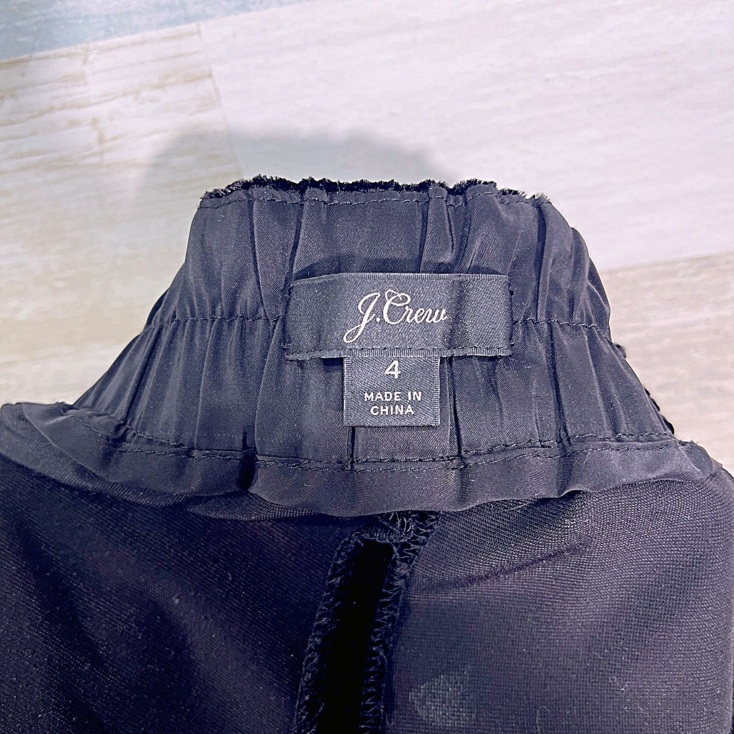 J.Crew J CREW Easy Pull On Luxe Velvet Ankle Pants Black Womens 4 Size 27" / US 4 / IT 40 - 6 Thumbnail