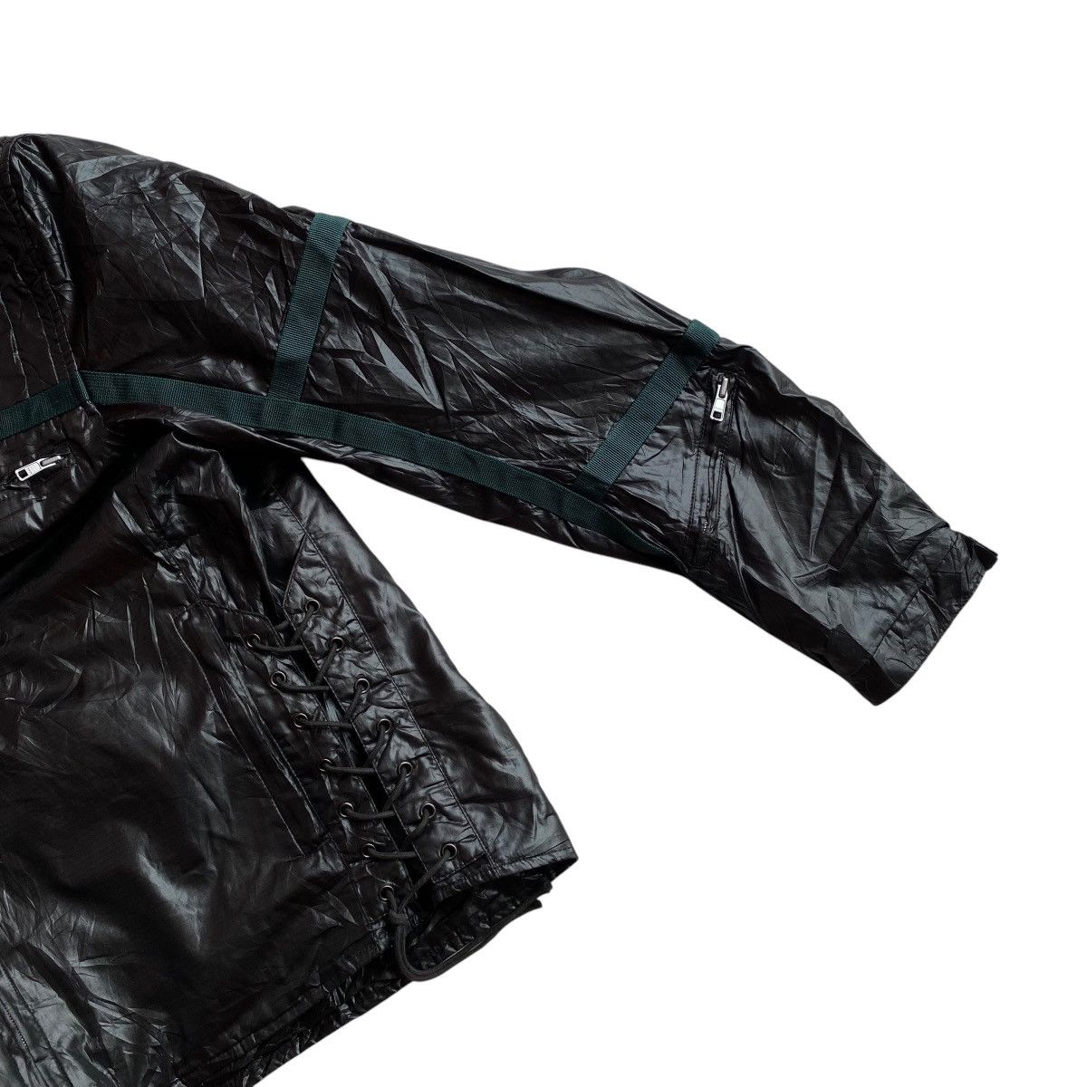 If Six Was Nine × Indian Motorcycle × Le Grande Bleu (L.G.B.) Indian Motocycle Nylon Bondage Jacket Size US L / EU 52-54 / 3 - 5 Thumbnail
