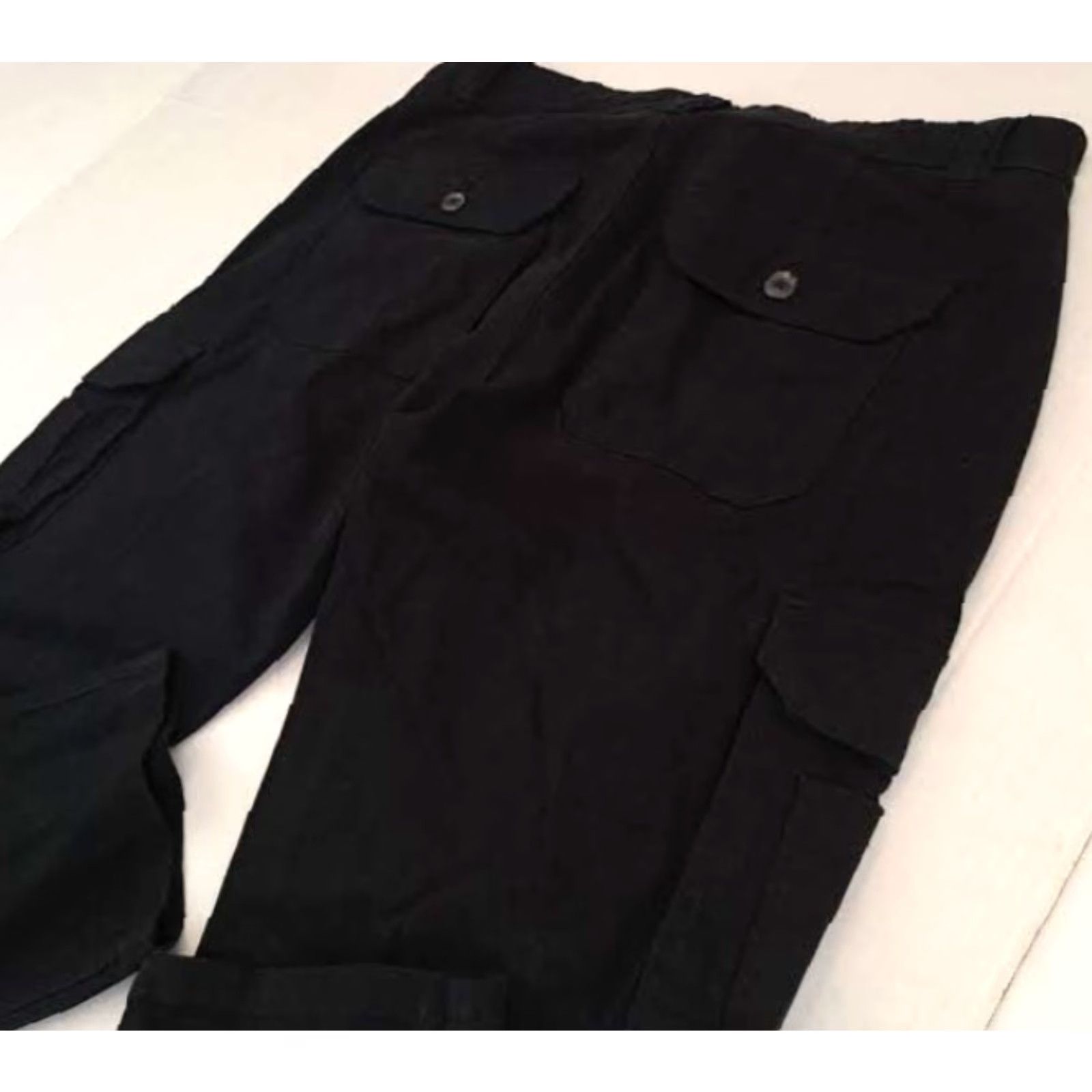Vintage VINTAGE West Ace Cargo Pants Mens Regular Size 36 Black Cargo 29 Inseam Police Theme Size US 36 / EU 52 - 7 Thumbnail