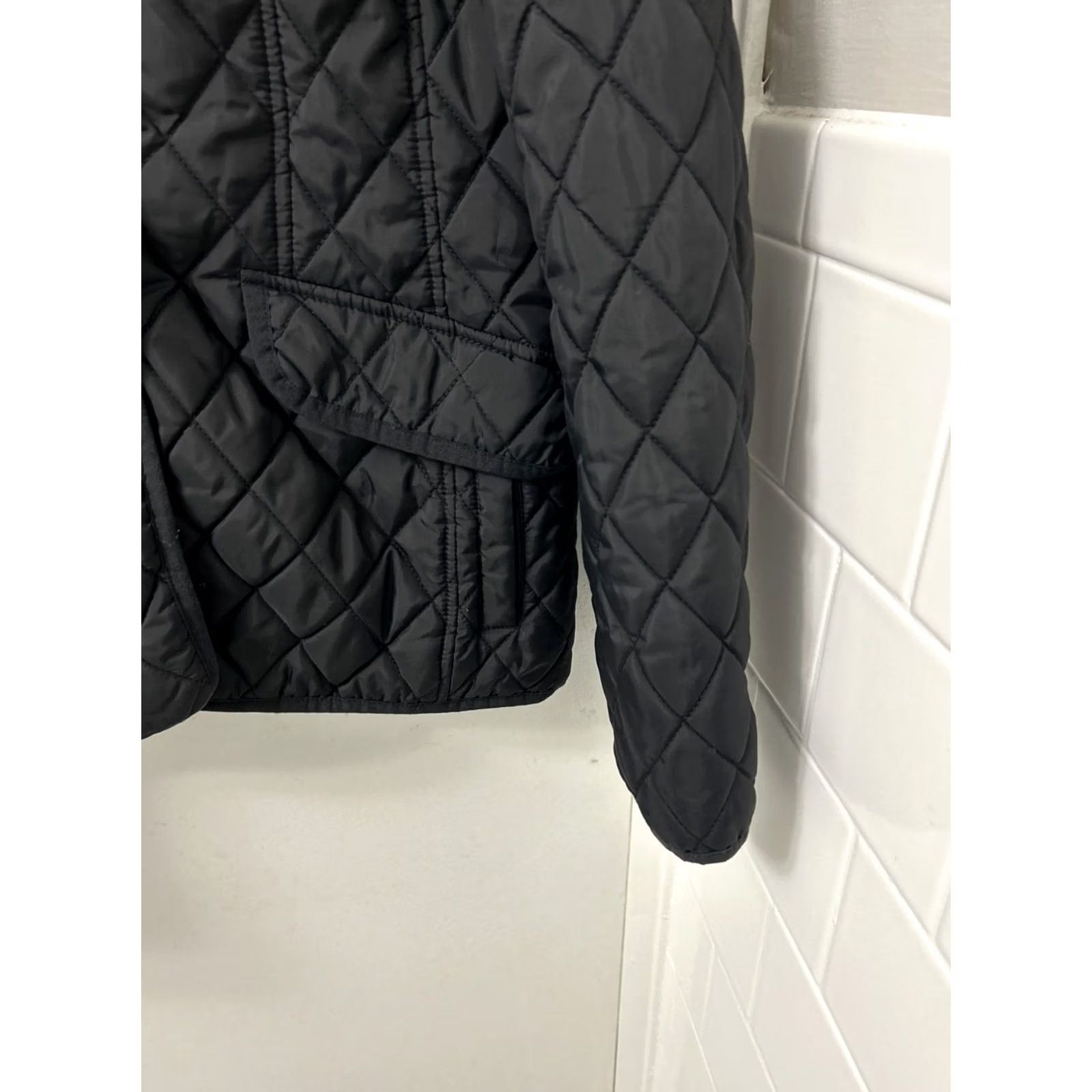 Michael Kors Michael Kors Quilted Jacket Womens M Black Coat Puffer Lined Pockets Monogram Size M / US 6-8 / IT 42-44 - 7 Thumbnail