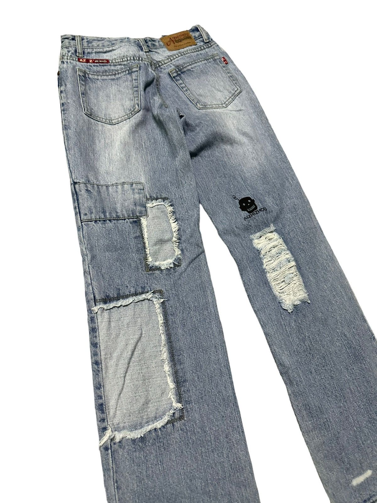 Japanese Brand Aizhizhou patchwork style denim jeans Size US 26 / EU 42 - 8 Thumbnail
