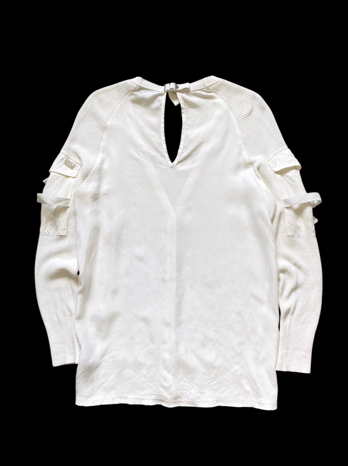 Diesel Diesel Avant-Garde Paneled Buckle Hybrid Cardigan - UNISEX Size S / US 4 / IT 40 - 10 Thumbnail
