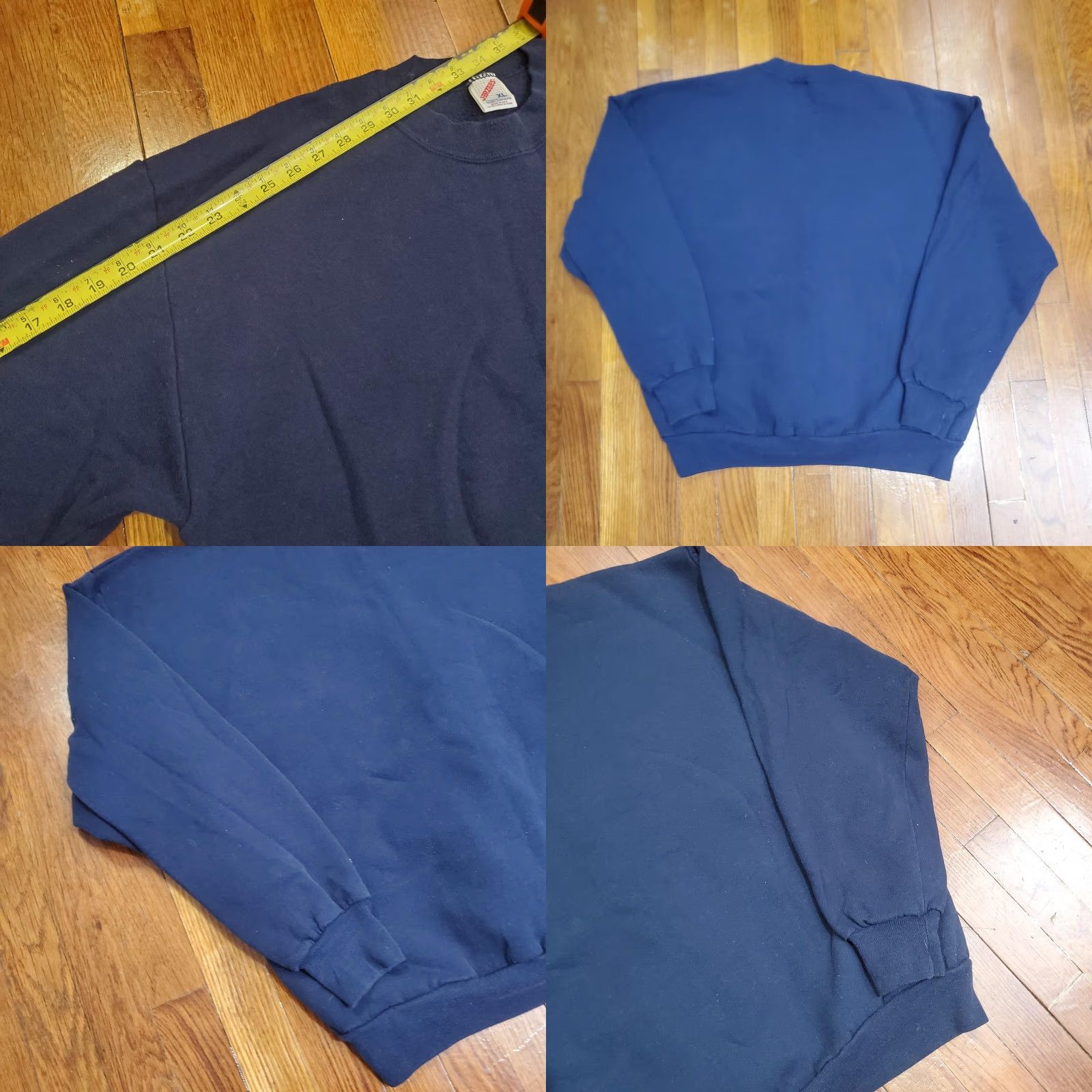 Jerzees VINTAGE Jerzees Sweatshirt Mens XL Blue Made USA Fleece Blank Crewneck 90s Size US XL / EU 56 / 4 - 8 Thumbnail