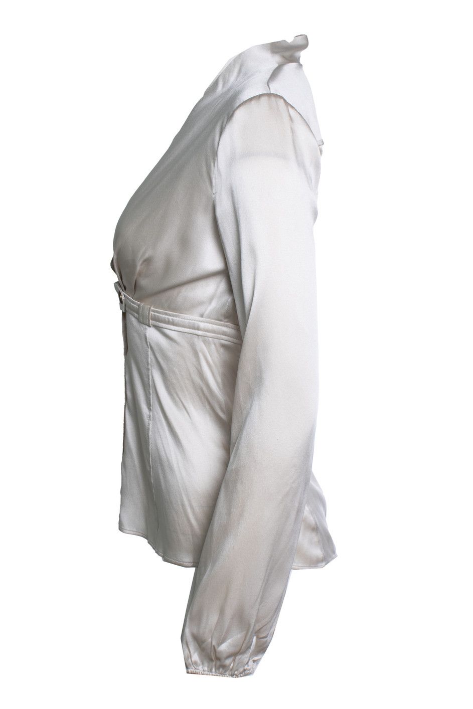 Gucci Gucci, Hysteria beige silk blouse Size XS / US 0-2 / IT 36-38 - 2 Thumbnail