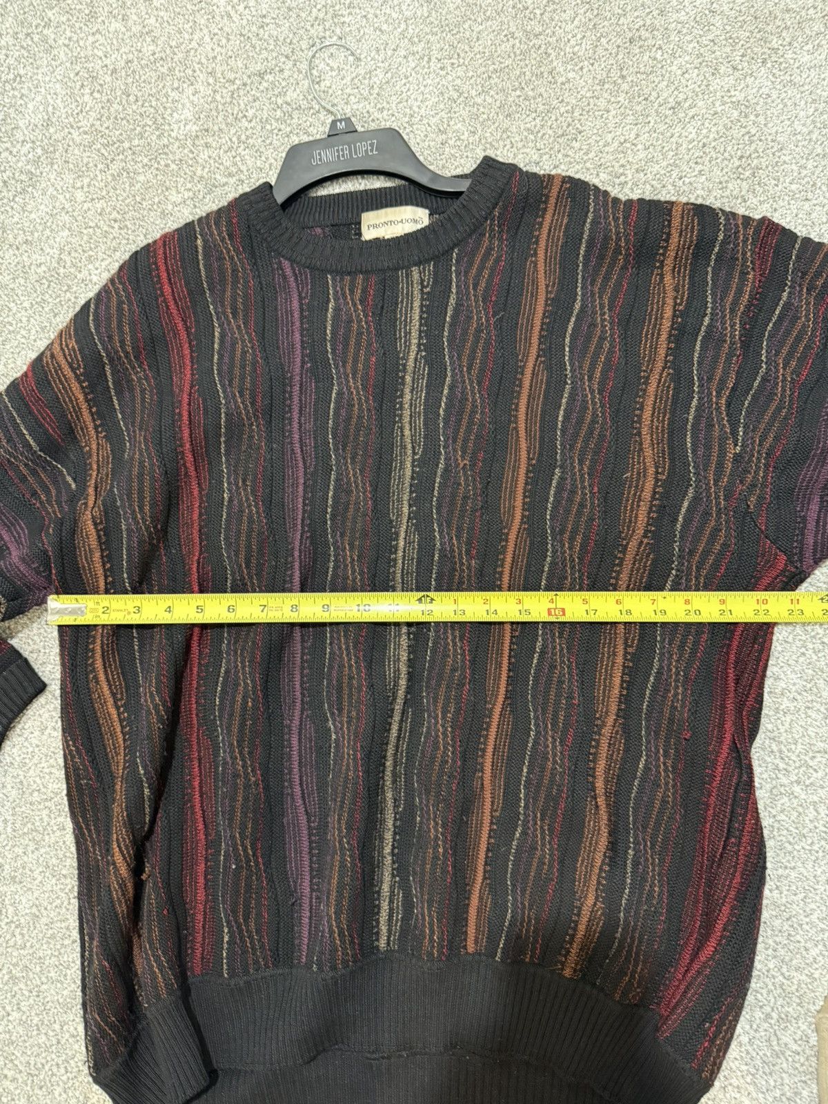 Pronto Uomo Vintage Pronto Uomo Knit Coogi Style Crewneck Sweater XXL Size US XXL / EU 58 / 5 - 5 Thumbnail