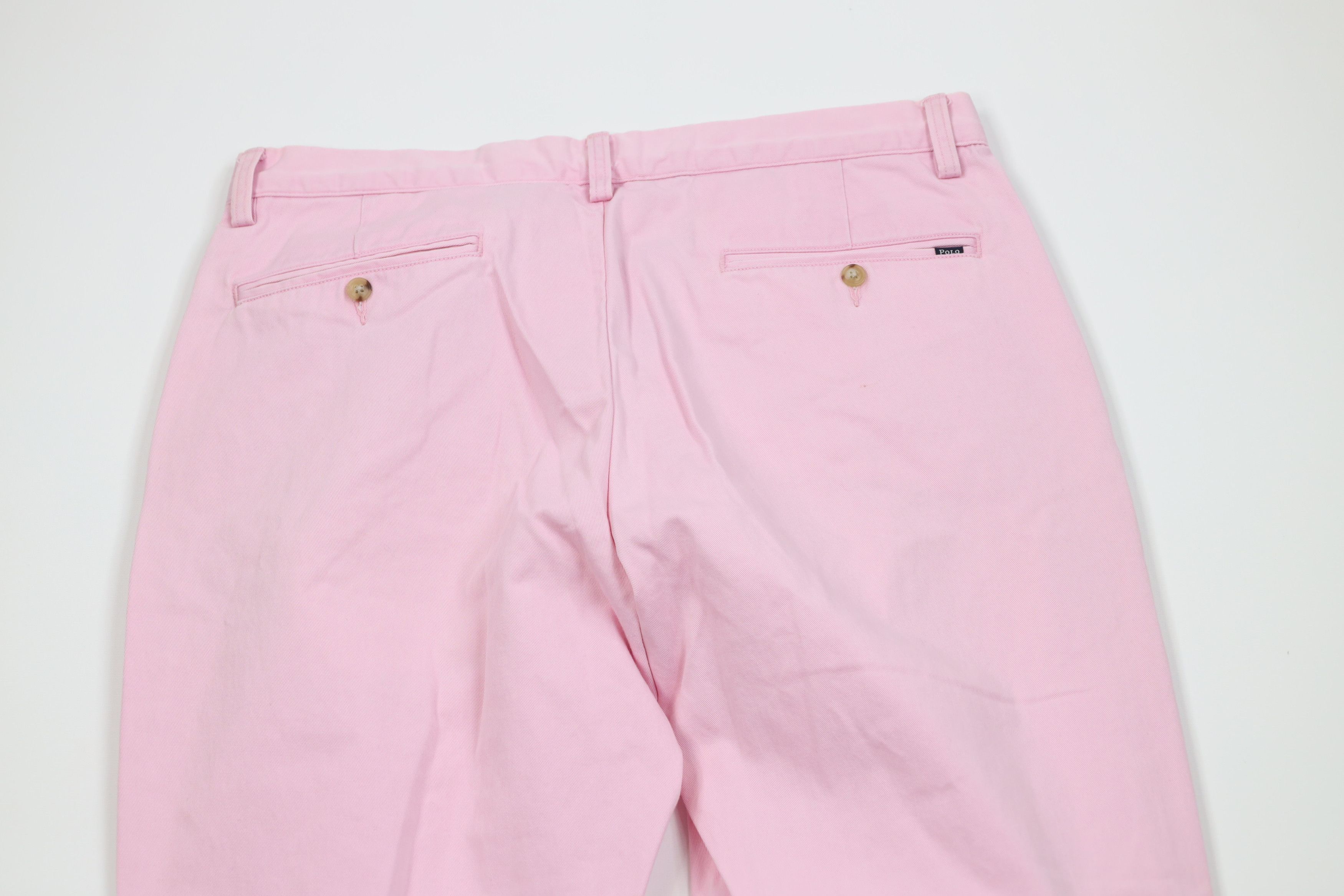 Ralph Lauren Vintage Ralph Lauren Classic Straight Leg Chino Pants Pink Size US 34 / EU 50 - 13 Thumbnail