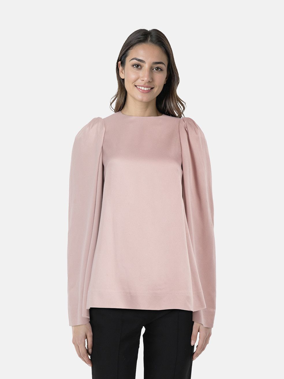 Valentino Pink Wide Sleeves Blouse Size XS / US 0-2 / IT 36-38 - 1 Thumbnail