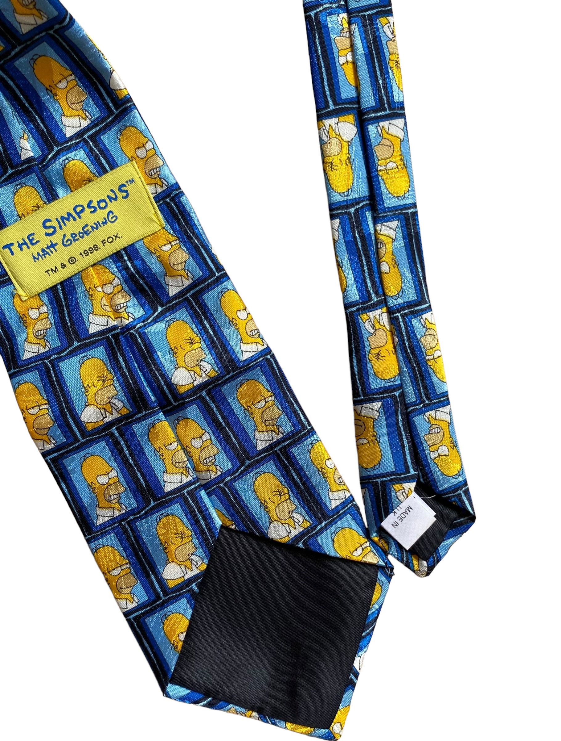Fox Racing × The Simpsons × Vintage 1998s' The Simpsons vintage tie Size ONE SIZE - 2 Thumbnail