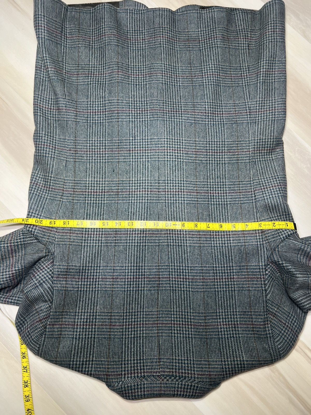 Designer × L.L. Bean × Vintage VTG LL Bean Blazer Cashmere Wool Houndstooth Plaid Size 14R Size XL / US 12-14 / IT 48-50 - 11 Thumbnail