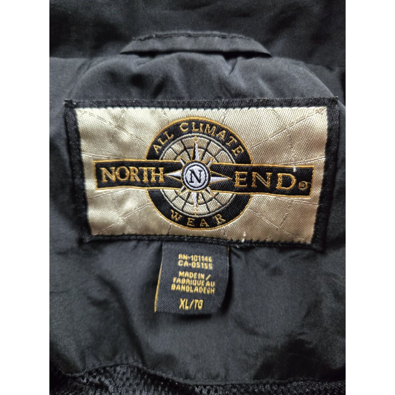 Vintage VINTAGE Canadian Club Racing Jacket XL Mens Black Windbreaker - North End Size US XL / EU 56 / 4 - 6 Thumbnail