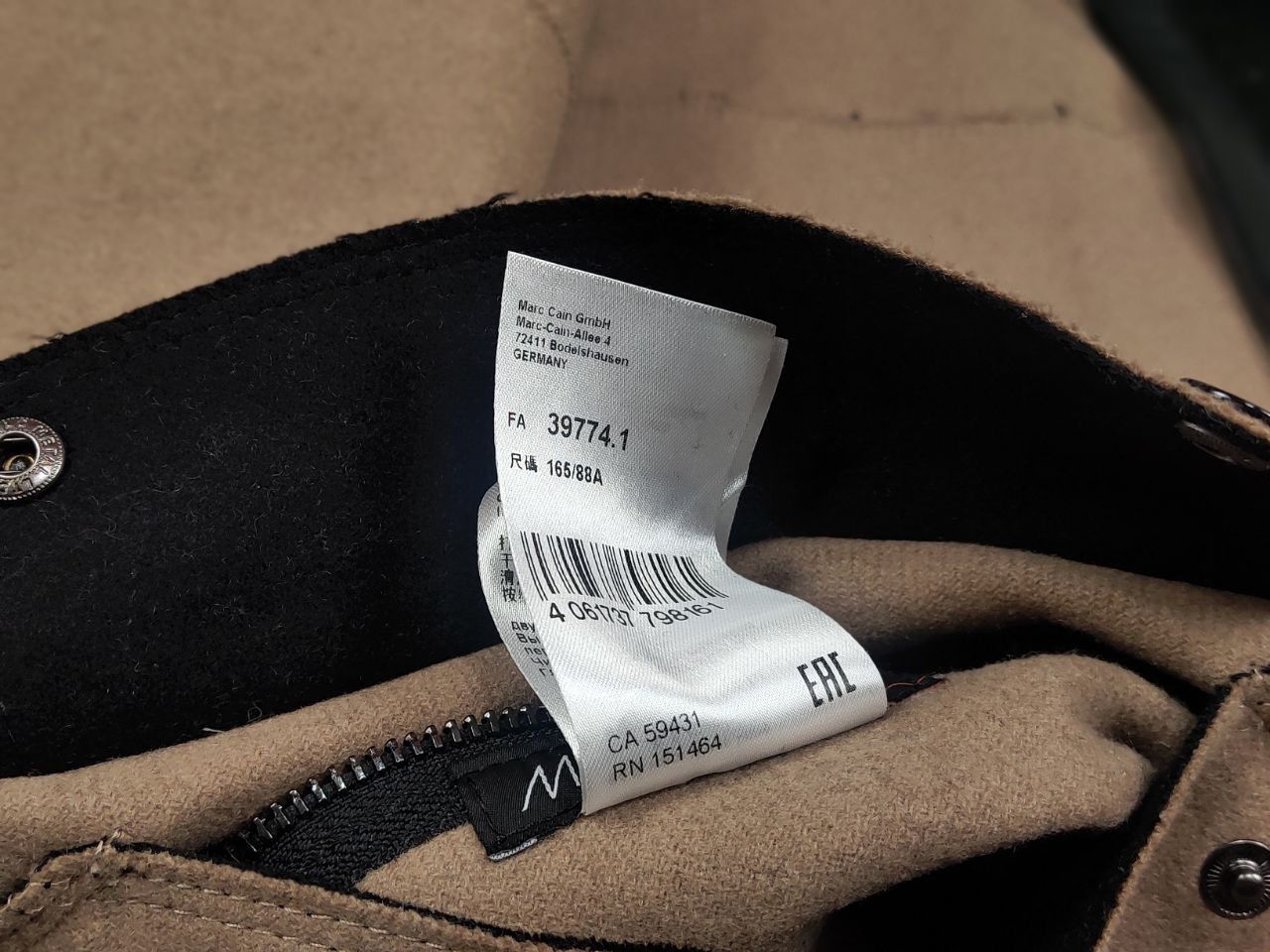 Other Marc Cain Design Reversible Coat Hooded Classic Jacket Size XL / US 12-14 / IT 48-50 - 23 Thumbnail