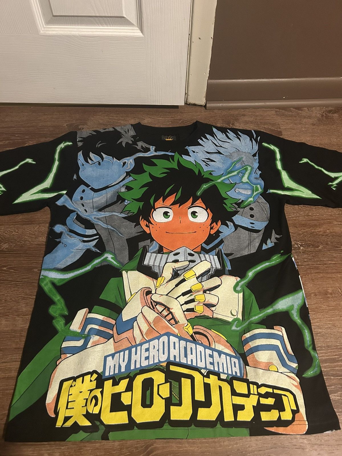 Other Black and green My Hero Academia AOP shirt Size US XL / EU 56 / 4 - 2 Thumbnail