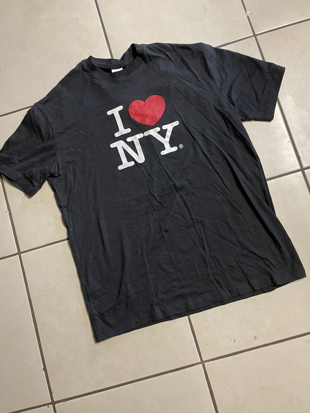 Japanese Brand × Vintage Vintage I Love NY Tee Like Number (N)ine Size US XL / EU 56 / 4 - 1 Thumbnail