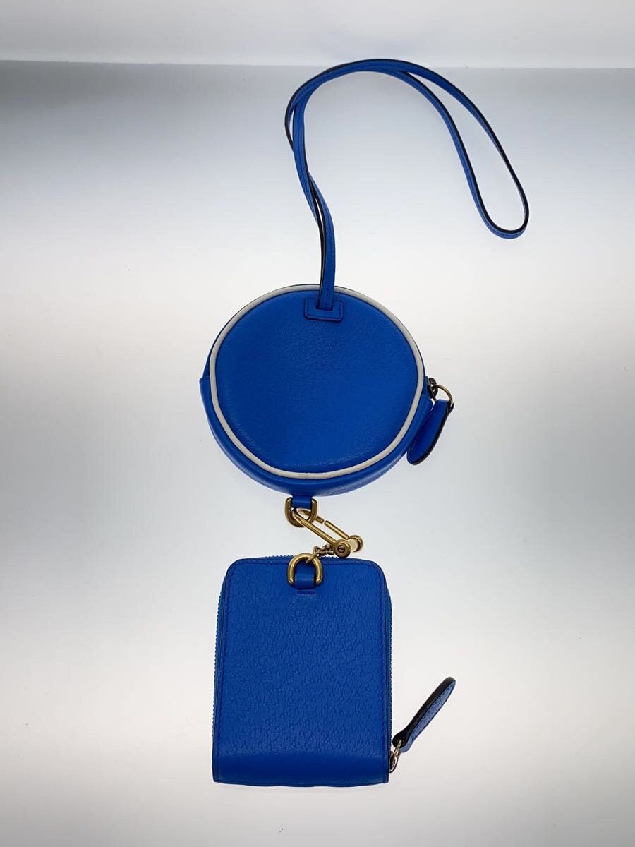 Gucci Gucci x adidas Leather Coin Case Blue Size ONE SIZE - 2 Thumbnail