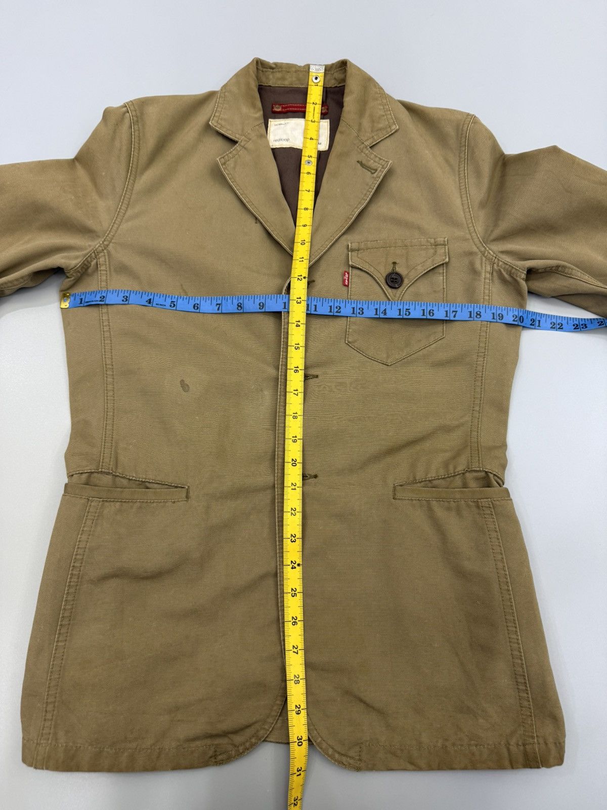 Levi's Vintage 2000s Levis Redloop Iconic Arc Pocket Duck Cotton Size US M / EU 48-50 / 2 - 6 Thumbnail