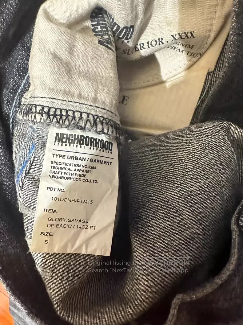 Neighborhood Neighborhood size S Denim Pants Cut King Size US 27 - 4 Thumbnail
