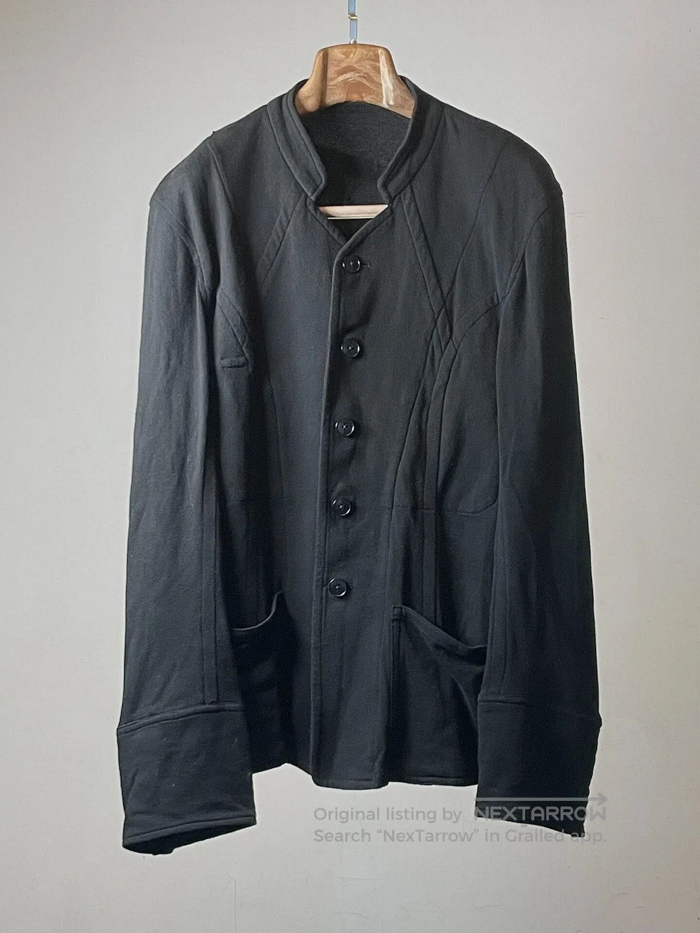 Yohji Yamamoto Yohji Yamamoto Cotton Stand Collar Jacket. Size US S / EU 44-46 / 1 - 3 Thumbnail