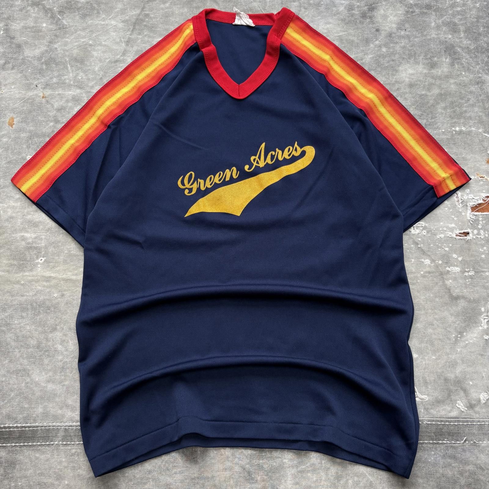 Vintage Vintage Rare 70s Green Acres Sitcom TV Show Jersey Shirt Size US L / EU 52-54 / 3 - 1 Thumbnail