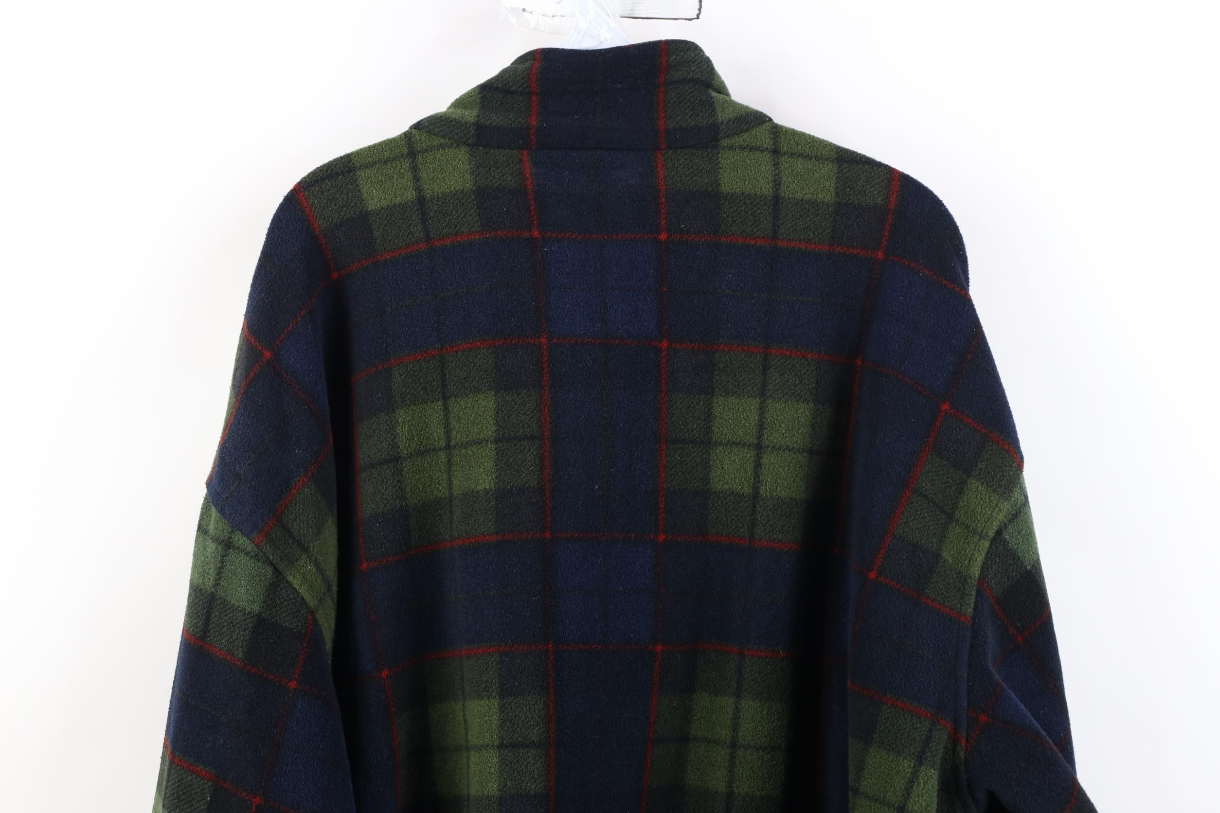 Vintage Vintage 90s Streetwear 1/4 Zip Fleece Pullover Sweater USA Size US XL / EU 56 / 4 - 14 Thumbnail