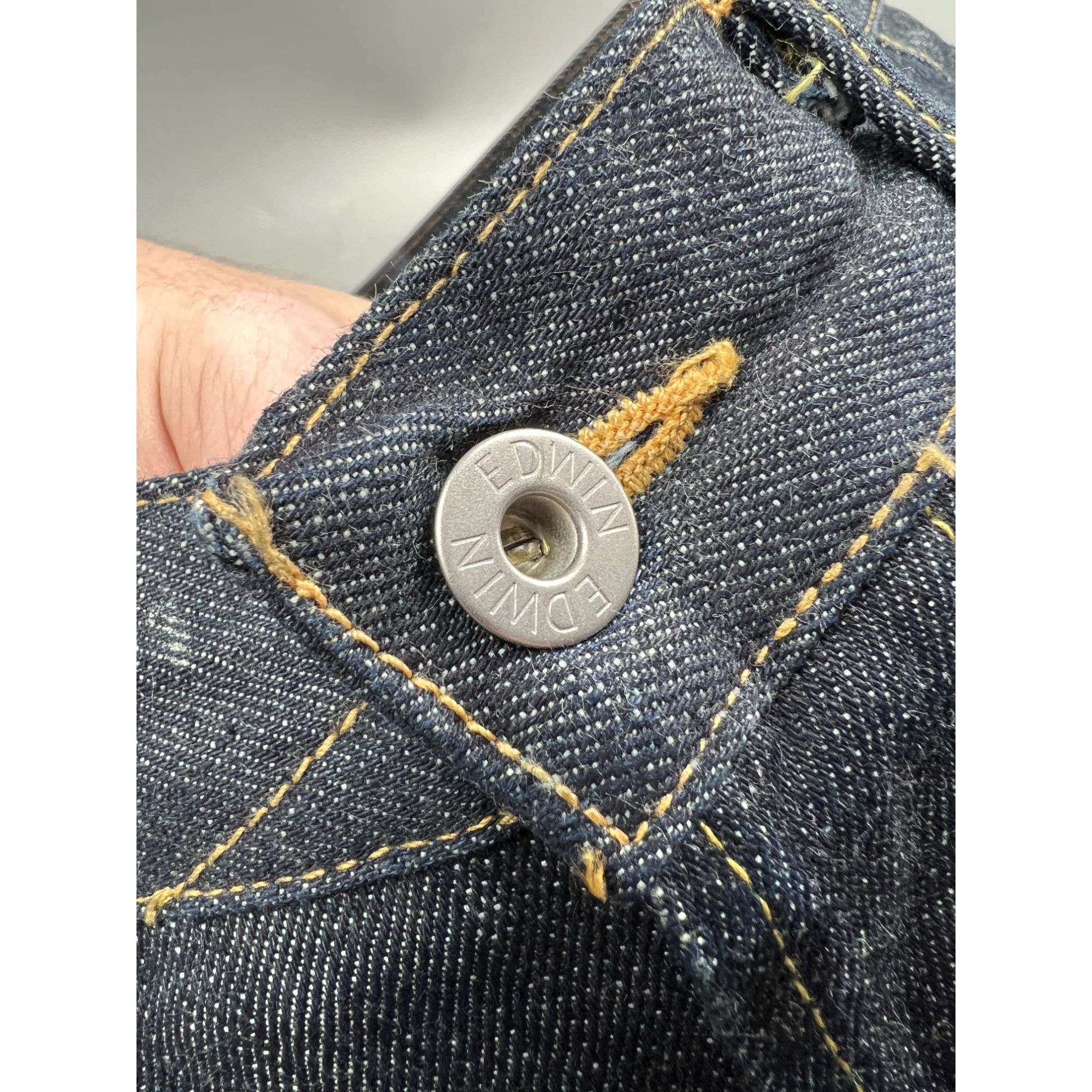Edwin Edwin ED-71 Raw Selvedge Denim Jeans Pants (Y0965) Size US 31 - 6 Thumbnail