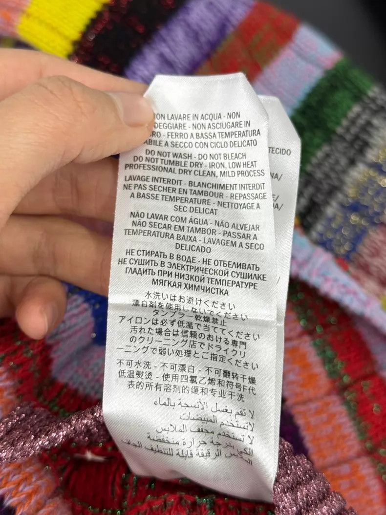 Gucci Gucci Colorful gold line striped double-sided cardigan coa Size XS / US 0-2 / IT 36-38 - 9 Thumbnail