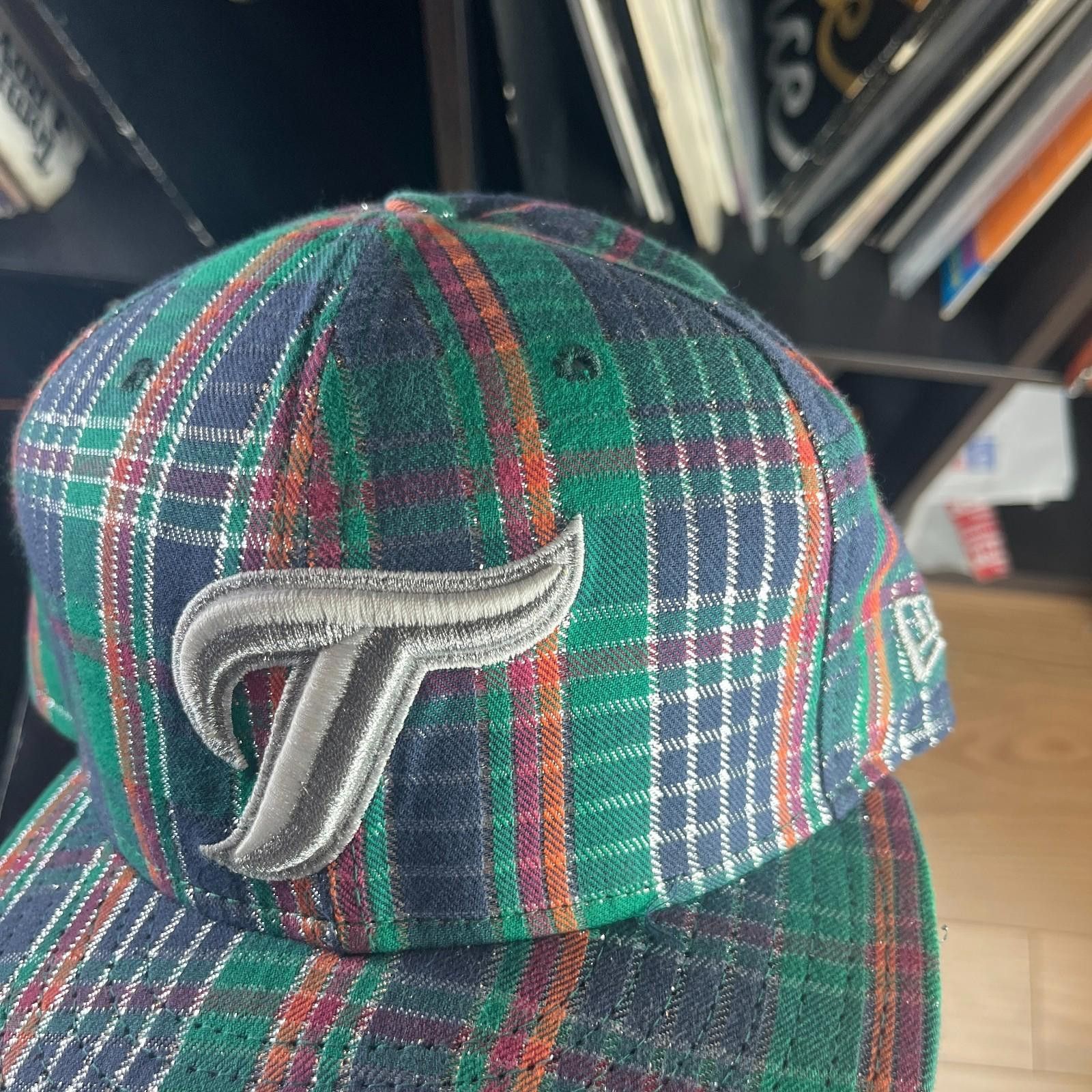New Era Vintage Toronto Blue Jays Plaid New Era Fitted Hat 7 1/2 MLB Size ONE SIZE - 2 Thumbnail