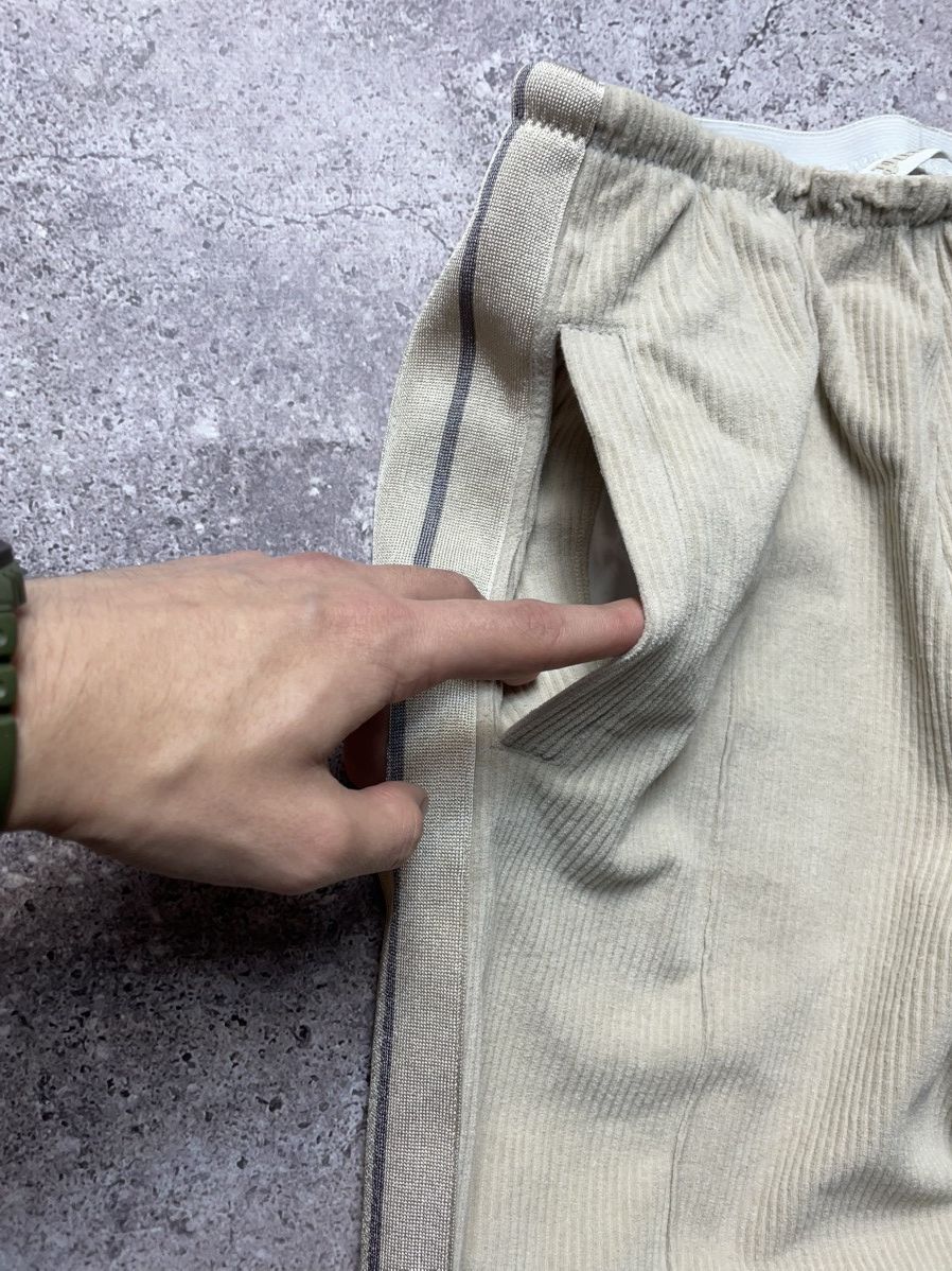 Palm Angels Palm Angels cream corduroy Track Pants Size 28" / US 6 / IT 42 - 7 Thumbnail