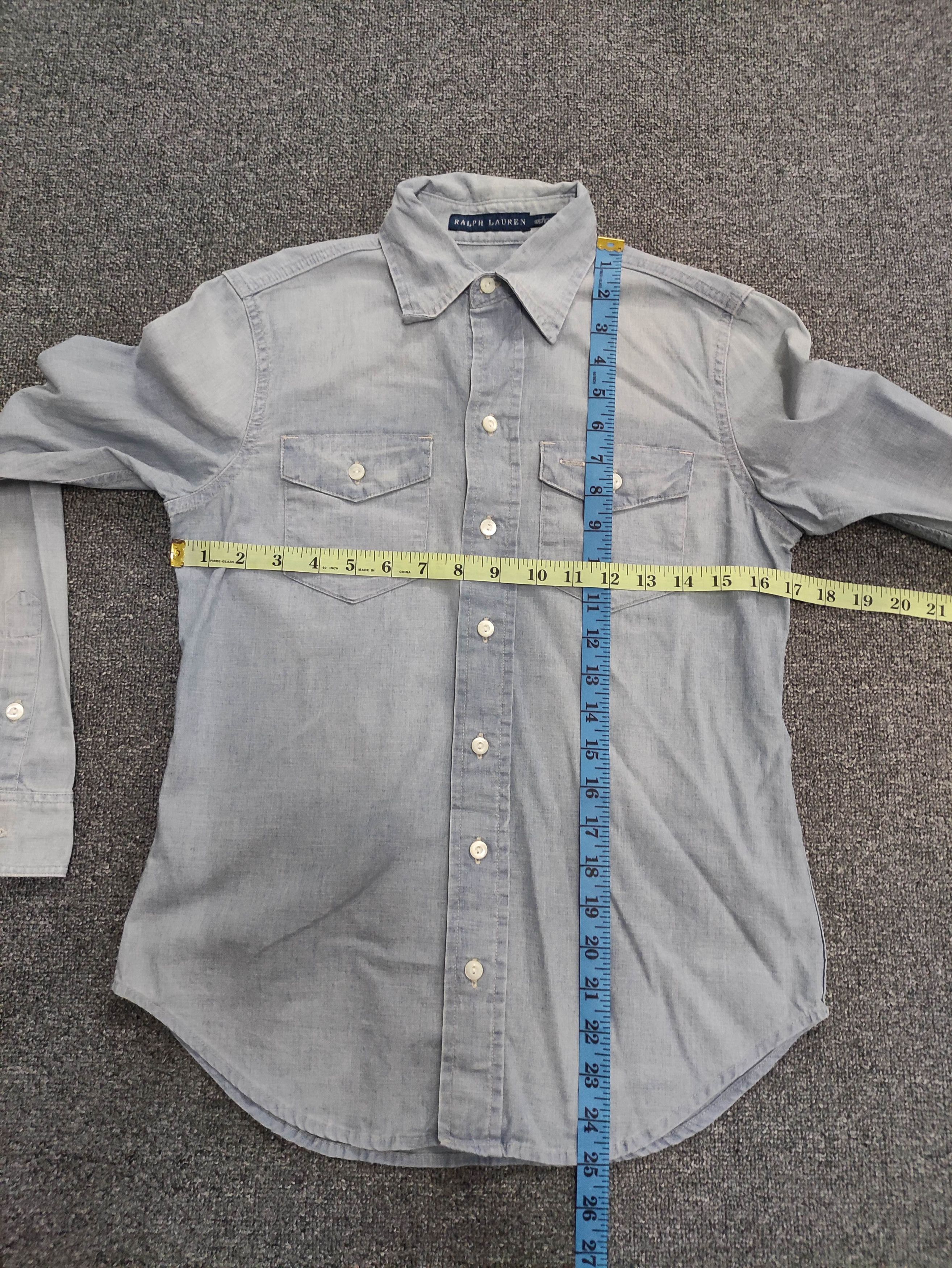 Ralph Lauren Vintage Ralph Lauren Shirts Button Up Long Sleeve Size XS / US 0-2 / IT 36-38 - 8 Thumbnail