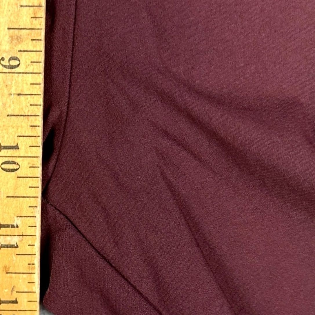 Athleta Athleta Wander Slim Ankle Pant Womens 4 Red - Slim Fit, High Rise, Side Zip, Pockets, Travel, Workwear, Techwear, Ankle Length, Nylon Spandex Size 27" / US 4 / IT 40 - 7 Thumbnail