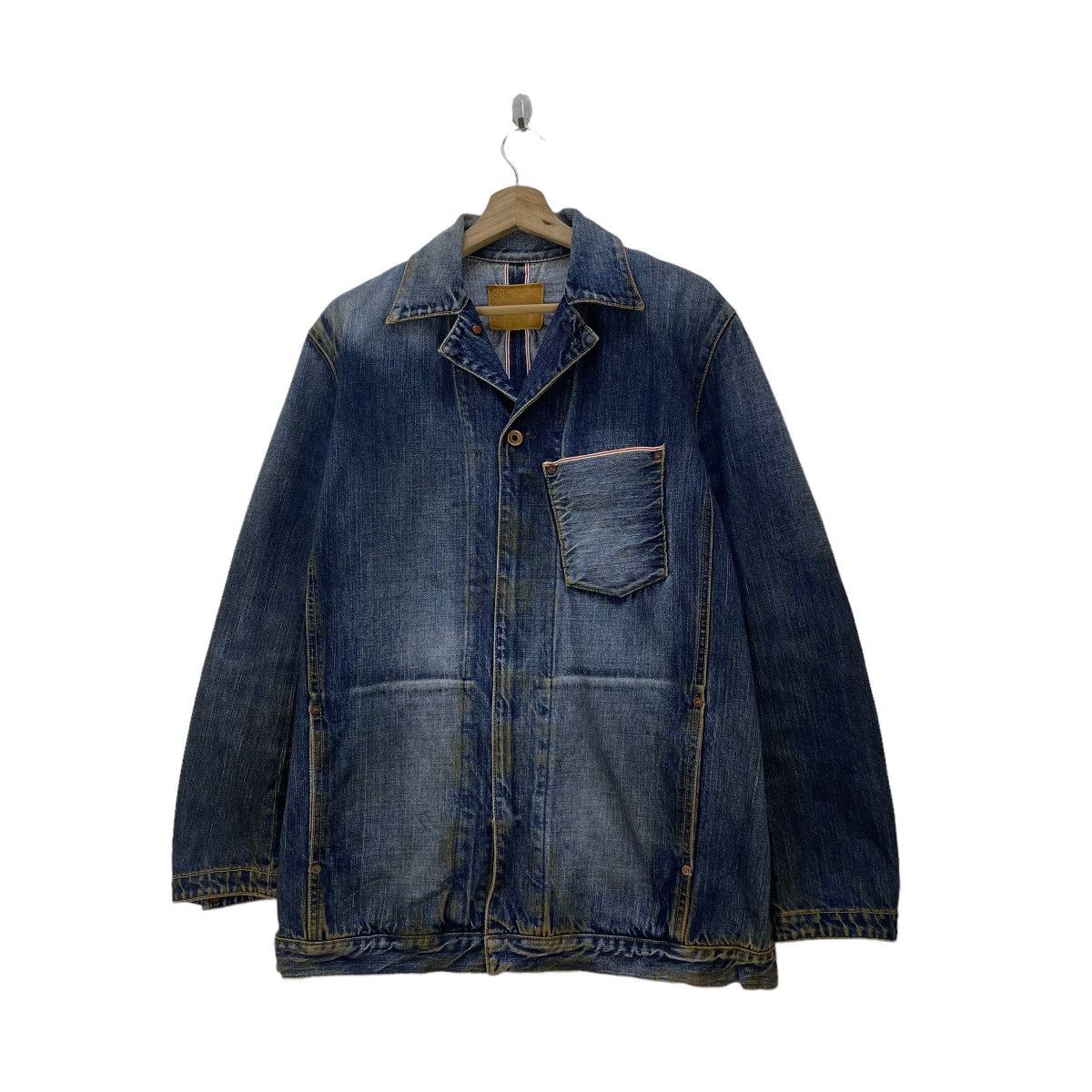 Edwin 🔥Vintage Edwin Lot 505 Selvedge Jacket Size US S / EU 44-46 / 1 - 2 Thumbnail