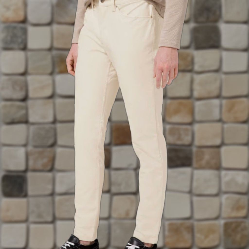 Lululemon Lululemon Men’s ABC Slim-Fit Utilitech Pants White Opal 34 Slim Flat Front Chino 32.5 in Inseam New Structure: LM5ABOS 34x32.5 Size US 34 / EU 50 - 1 Thumbnail
