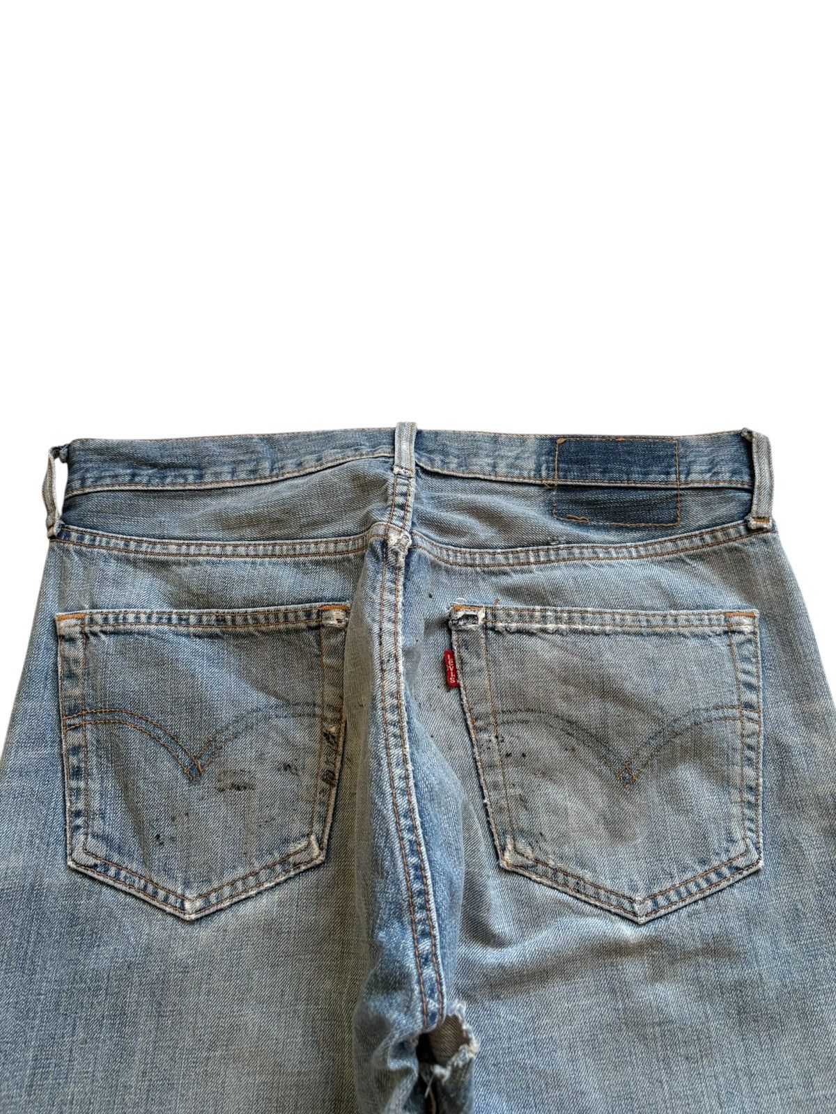 Levi's SALES🔥Vintage 90s Levis 501 Mud Wash Distressed Loose Jeans Size US 31 - 9 Thumbnail
