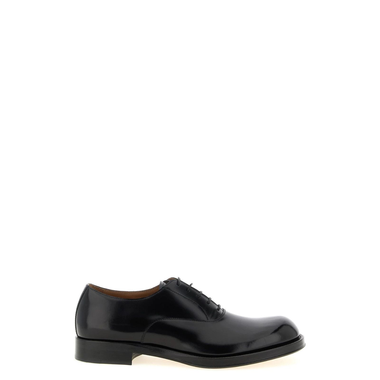 DRIES VAN NOTEN Men's Black Leather Derby Shoes New & Authen