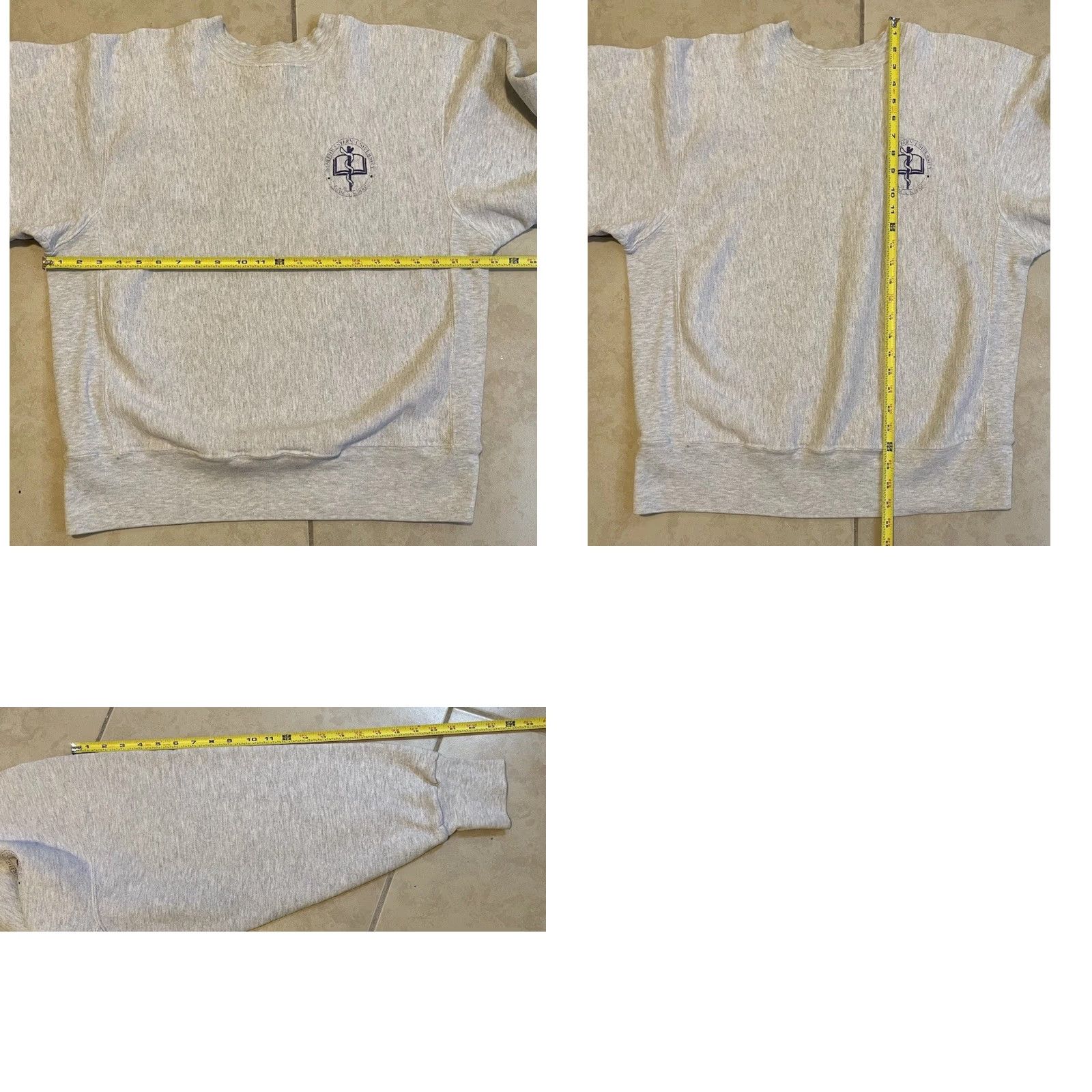 Vintage VINTAGE Northwestern University Medical School Reverse Weave Sweatshirt Hoodie L Gray Men Large USA 80s 90s College University Spirit USA Mentions Size US L / EU 52-54 / 3 - 8 Thumbnail