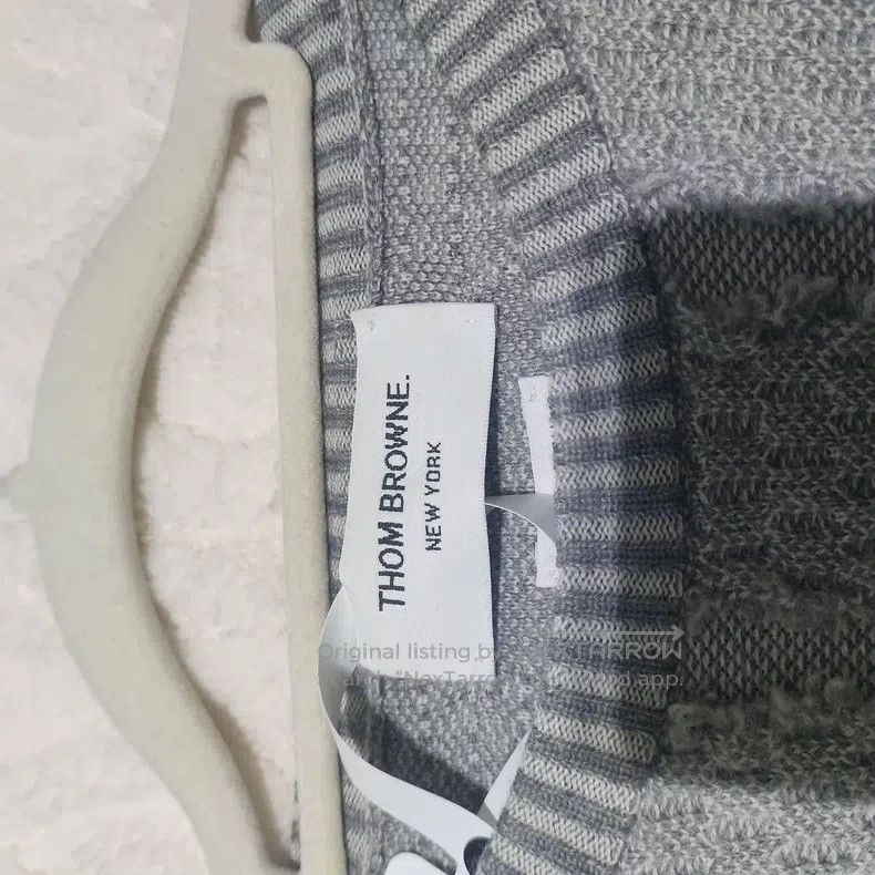 Thom Browne Thom Browne Fringe edge knitted sweater Size US XS / EU 42 / 0 - 4 Thumbnail