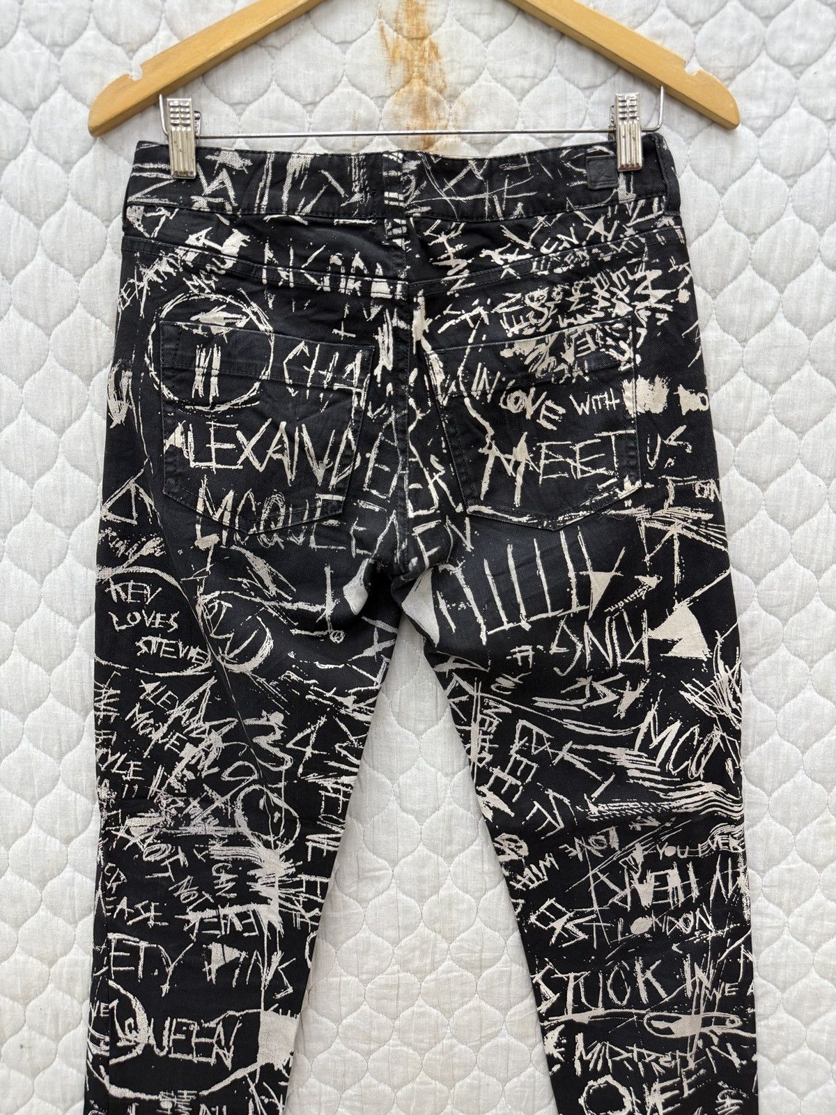 Alexander McQueen 🔥🔥🔥ARCHIVE ALEXANDER MCQUEEN PUNK PANTS Size US 29 - 9 Thumbnail
