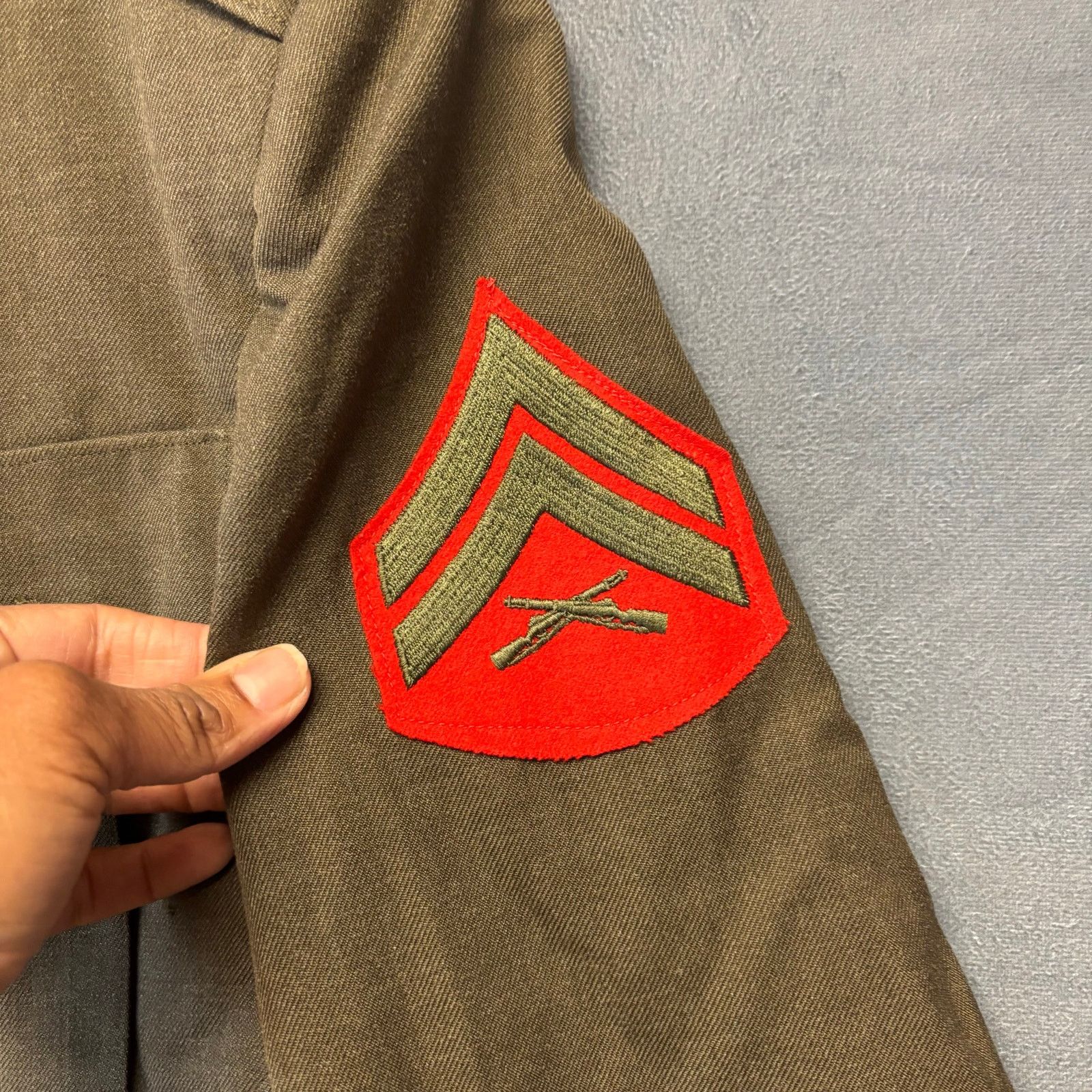 Other Vintage US Marine Corps Coat 100% Wool Serge Padded Interior Size US S / EU 44-46 / 1 - 6 Thumbnail