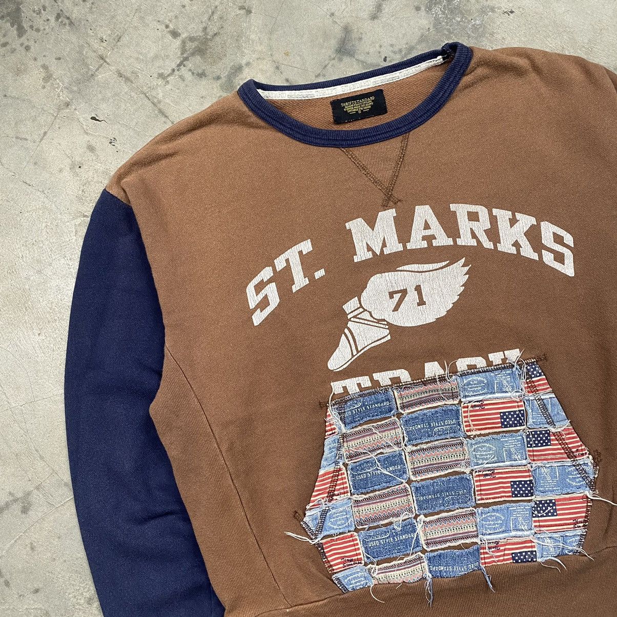 Designer × Japanese Brand St Marks Track Reconstruct Sashiko Patches Style Kapital Size US S / EU 44-46 / 1 - 2 Thumbnail