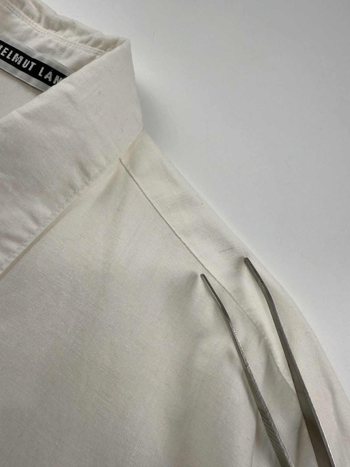 Helmut Lang Vintage Helmut Lang Linen Shirt Size US XL / EU 56 / 4 - 6 Thumbnail