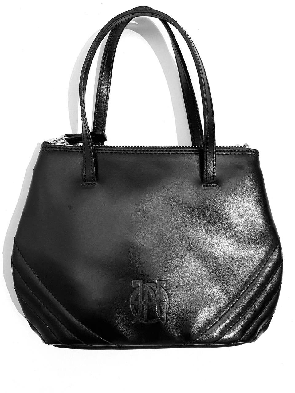 Jean Paul Gaultier Jean Paul Gaultier JPG Logo Leather Handbag Baby Bag Purse Size ONE SIZE - 2 Thumbnail