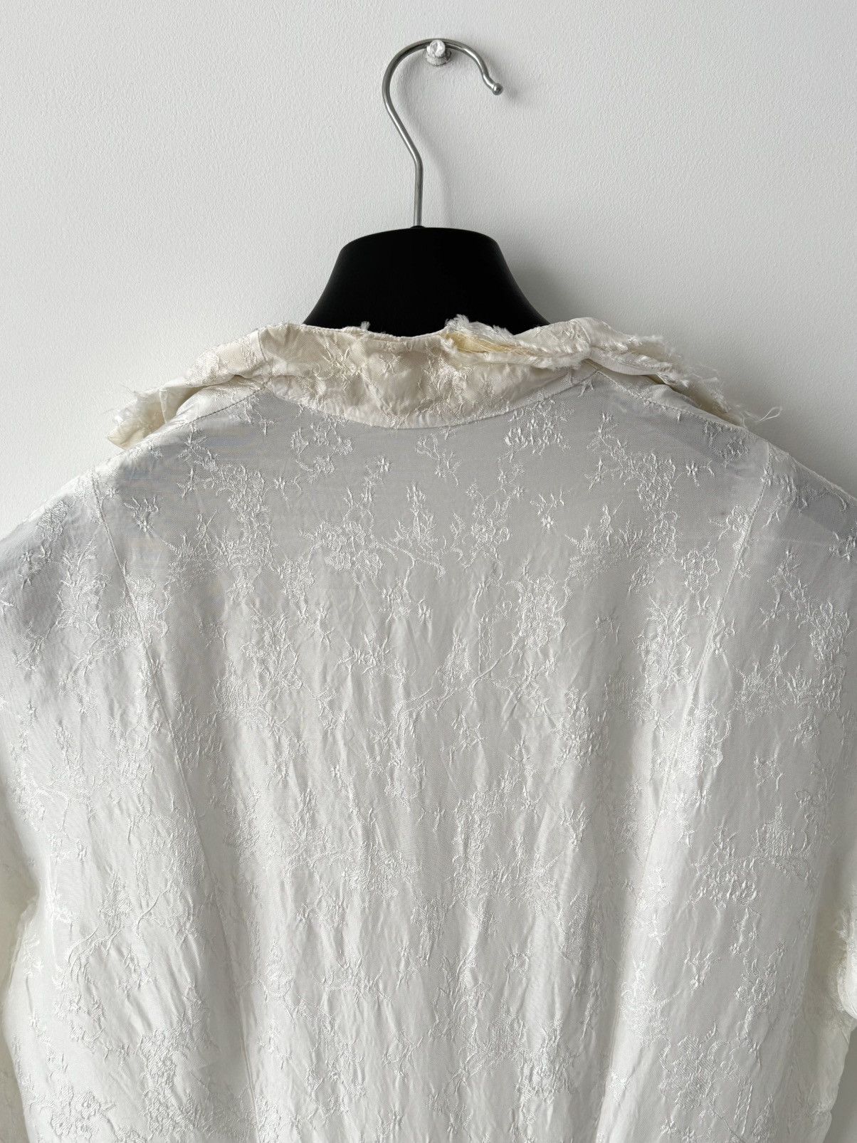 Vintage ≈1950s Vintage Mid Century Art Deco Grunge Wedding Dress Size S / US 4 / IT 40 - 8 Thumbnail